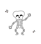 Boonma skeleton (step dance) - Animated（個別スタンプ：10）