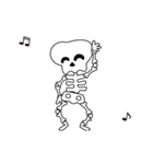 Boonma skeleton (step dance) - Animated（個別スタンプ：13）