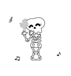 Boonme skeleton (step dance) - Animated（個別スタンプ：15）