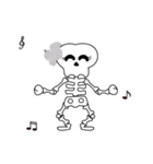 Boonme skeleton (step dance) - Animated（個別スタンプ：20）