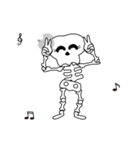 Boonme skeleton (step dance) - Animated（個別スタンプ：21）