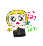 Hello！ My name is Tony.^__^（個別スタンプ：4）