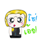 Hello！ My name is Tony.^__^（個別スタンプ：7）