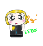 Hello！ My name is Tony.^__^（個別スタンプ：10）