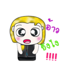 Hello！ My name is Tony.^__^（個別スタンプ：16）