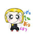 Hello！ My name is Tony.^__^（個別スタンプ：22）