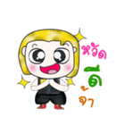 Hello！ My name is Tony.^__^（個別スタンプ：40）