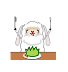 Fluffy Cotton Sheep（個別スタンプ：21）