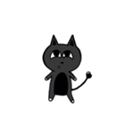 A small black cat（個別スタンプ：1）