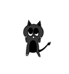 A small black cat（個別スタンプ：2）
