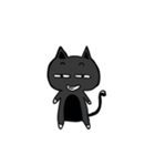 A small black cat（個別スタンプ：4）