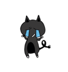 A small black cat（個別スタンプ：5）