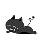 A small black cat（個別スタンプ：23）