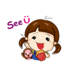 See U Little girl[TH]（個別スタンプ：21）