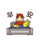 Scarlet Macaw（個別スタンプ：9）