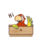 Scarlet Macaw（個別スタンプ：10）