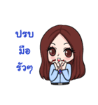 Friendly Cheerful Salesman ＆ Salesgirl（個別スタンプ：15）