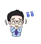 Friendly Cheerful Salesman ＆ Salesgirl（個別スタンプ：32）