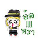 Mr. Tony. Hello！！ ^^（個別スタンプ：16）