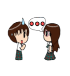 Maple and Friends @School（個別スタンプ：21）