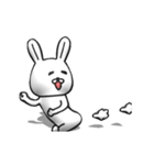 【動く】3Dっぽいウサギ（個別スタンプ：4）