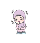 Lovely Hijab Girl Animation（個別スタンプ：20）