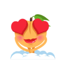 A Peach Life: Emoji Stickers by EmojiOne（個別スタンプ：1）