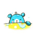 Splash floating bear（個別スタンプ：11）