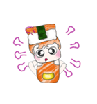 HI！ My name is Masaru. Love Sushi. ^_^（個別スタンプ：7）