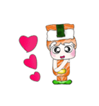 HI！ My name is Masaru. Love Sushi. ^_^（個別スタンプ：15）