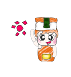 HI！ My name is Masaru. Love Sushi. ^_^（個別スタンプ：17）