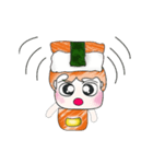 HI！ My name is Masaru. Love Sushi. ^_^（個別スタンプ：21）