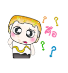 Hello！ my name is Tamura.^__^（個別スタンプ：5）