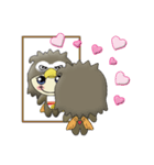 Gu Gu Eagle (LOVE)（個別スタンプ：2）