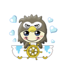 Gu Gu Eagle (LOVE)（個別スタンプ：5）