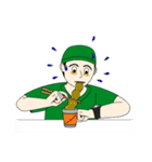 Green suit（個別スタンプ：21）