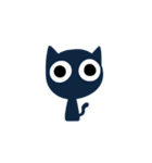 The Dark Blue Cat（個別スタンプ：1）