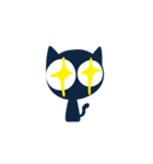 The Dark Blue Cat（個別スタンプ：4）