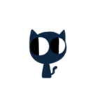 The Dark Blue Cat（個別スタンプ：5）