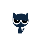 The Dark Blue Cat（個別スタンプ：7）