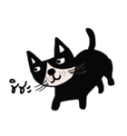 Meawmeaw ; Black cat（個別スタンプ：28）