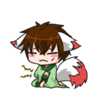 White Fox Boy（個別スタンプ：19）