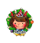 Jessie-Christmas party(Chinese)（個別スタンプ：14）