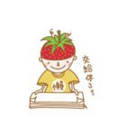 cute strawberry life（個別スタンプ：27）