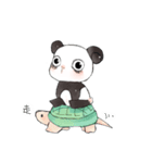 Naughty cute panda（個別スタンプ：16）