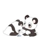 Naughty cute panda（個別スタンプ：22）