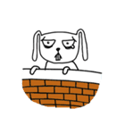drowsy rabbit（個別スタンプ：21）