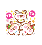 Cherry Mommy's Rabbits -Animated Sticker（個別スタンプ：1）