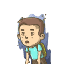 Jaret Si Jam Karet（個別スタンプ：14）