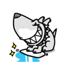 Shark Dog surf（個別スタンプ：11）